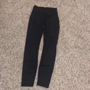 Black Lululemon Leggings Size 2